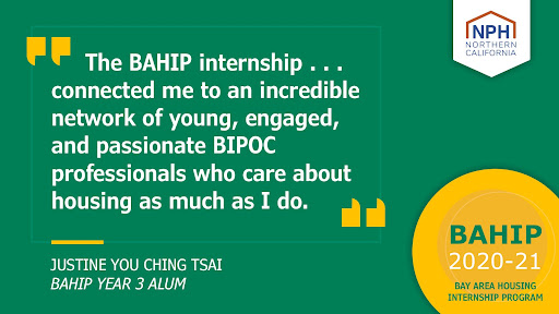 BAHIP graphic showing quote from intern