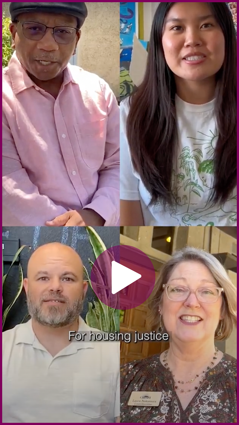 4 people screenshotted from video